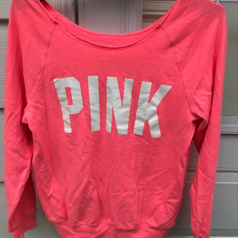 pink pullover